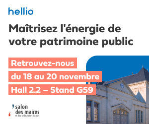 HELLIO au Salon des Maires, retrouvez-nous Hall 2.2, stand G59. Ma�trisez l'�nergie de votre patrimoine public