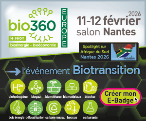 BIO 360, les 11 et 12 f�vrier � Nantes. Prenez votre badge pour le salon bio�nergie - bio�conomie !