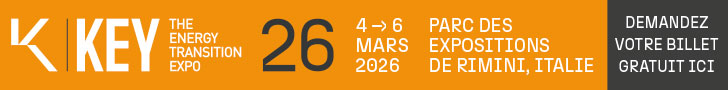 KEY 2026, The Energy Transition Expo, du 04 au 06 mars 2026 � Rimini (Italie). Demandez votre billet gratuit ici !