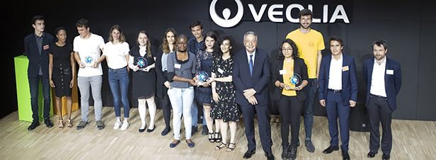 Quatre associations étudiantes primées au Prix de la solidarité 2018 de Veolia