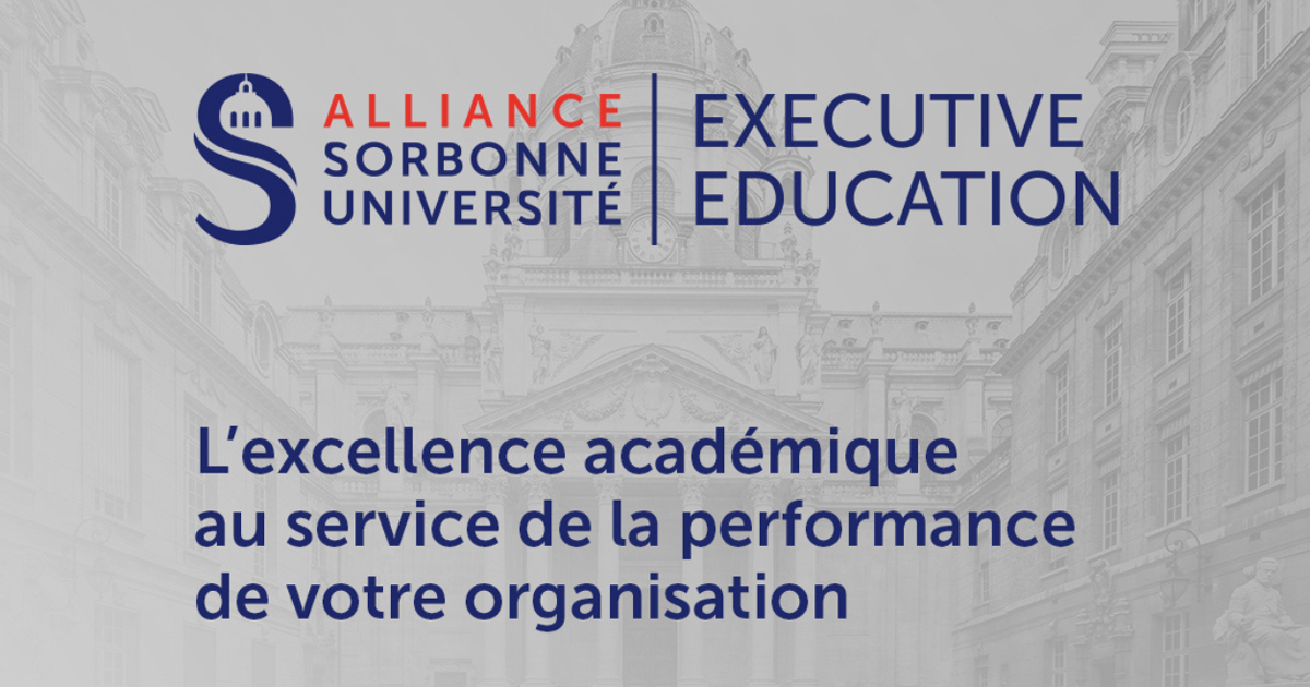 Un portail unique regroupant les formations Executive Education de l'Alliance Sorbonne Universit�
