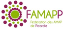Association de Loi 1901, la Fdration des AMAP de Picardie regroupe les AMAP (Associations de
Maintien dune Agriculture Paysanne) et les producteurs en AMAP de la rgion Picardie.
La FAMAPP a pour objectif daccompagner la cration dAMAP en rgion Picardie et de les promouvoir. Elle a pour objectif danimer le rseau rgional  travers diffrentes actions (journes producteurs, rencontres Inter AMAP) et duvrer au dialogue entre AMAP, producteurs et acteurs de diffrentes natures uvrant dans le champ de lagriculture, du dveloppement local et de lconomie sociale et solidaire.